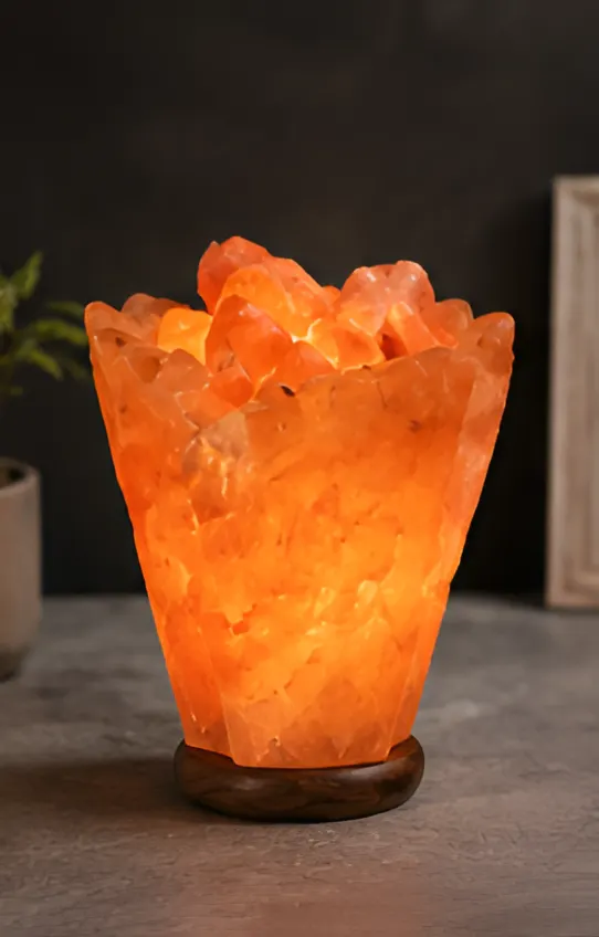Bouquet bowl salt lamp export